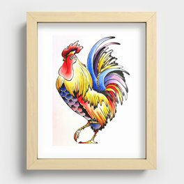 Rooster Recessed Framed Print