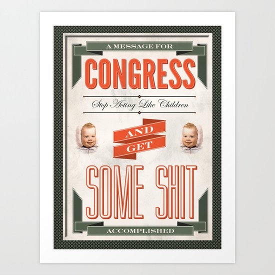 Congress Art Print