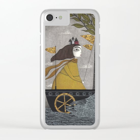Day on the River Clear iPhone Case