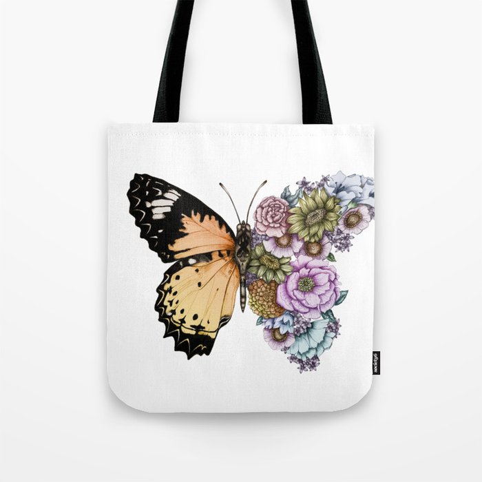 Butterfly in Bloom II Tote Bag