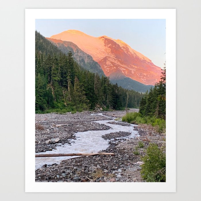 Sunrise Mount Rainier Art Print by shoshannah snaps Society6