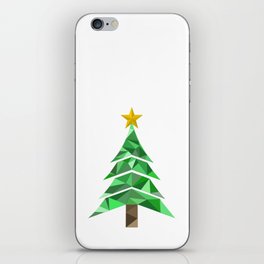 Christmas Tree with Star Topper iPhone Skin