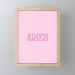 Barbie Pink Aries Energy Framed Mini Art Print