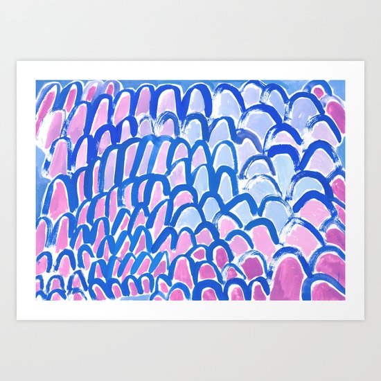 Troubled Sea Art Print