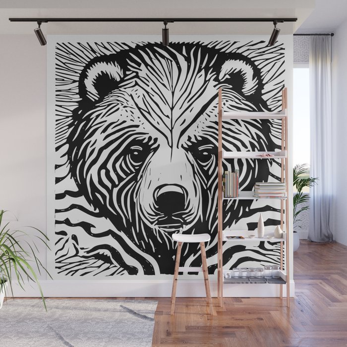 Grizzly Wall Mural