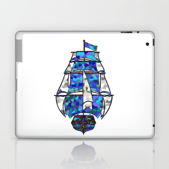 Pirate Ship [Multicolored] Laptop & iPad Skin