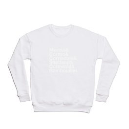 Sheep Breed List Crewneck Sweatshirt