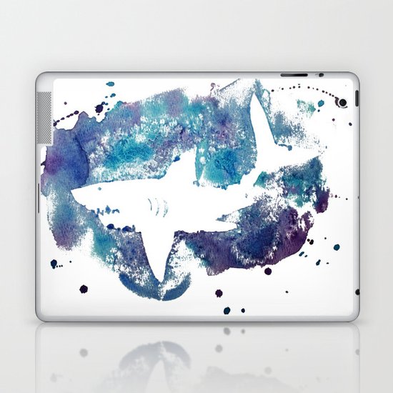 Shark Laptop & iPad Skin