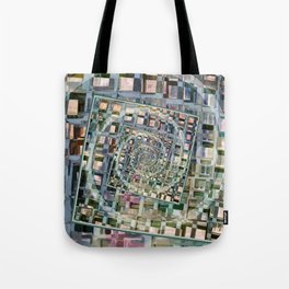 Infinite Turns Abstract Tote Bag