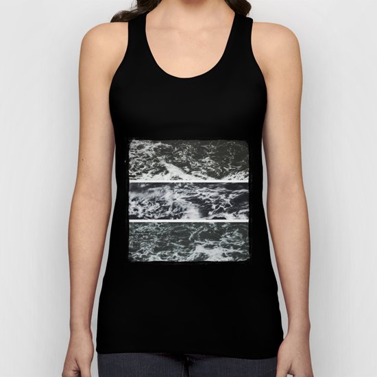 Saltwater Trytych Var II - blacks Unisex Tank Top