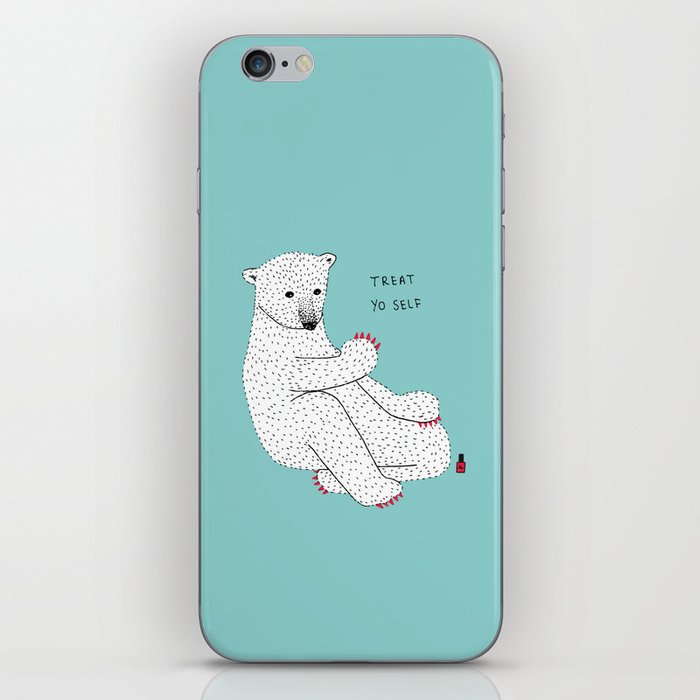 Classy Claws Polar Bear iPhone Skin