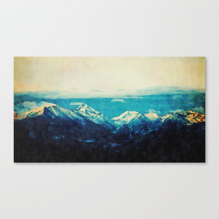 Swiss mountains Canvas Print
