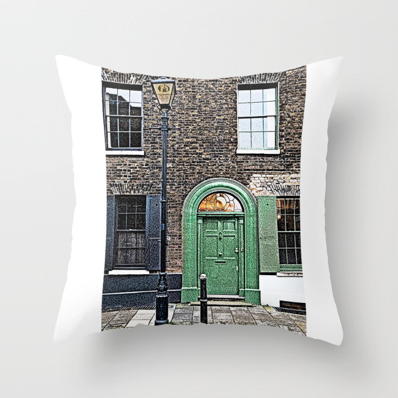 London England Architecture Jack The Ripper Neighborhood Throw Pillow By Georgepeters Society6