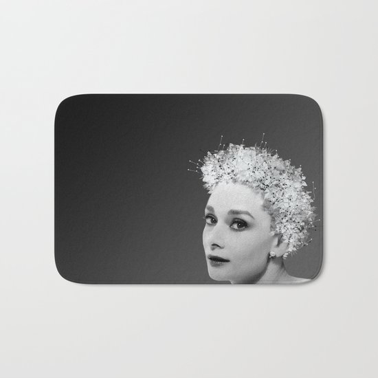 Audrey in Black Bath Mat