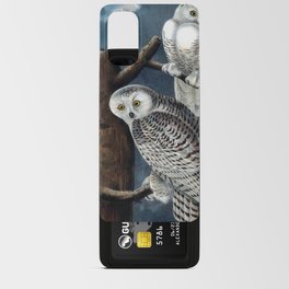 Snowy Owl Birds of America 1840 Android Card Case