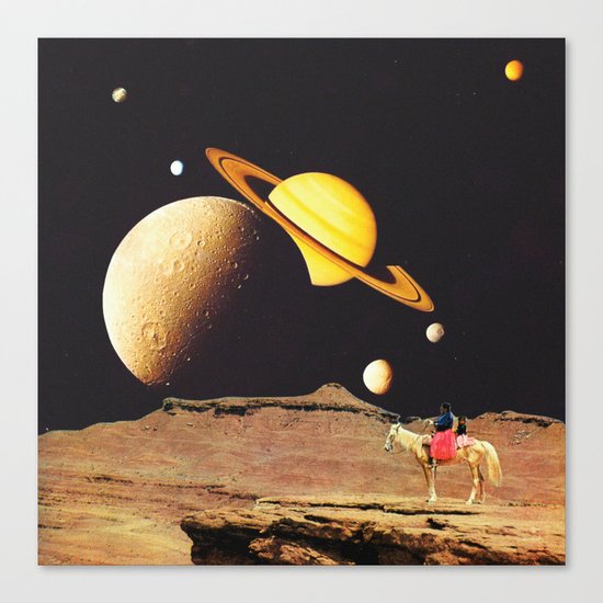 Western Space Canvas Print