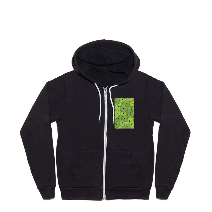 Lime pop Full Zip Hoodie