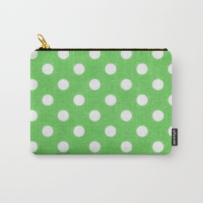 Green Pattern Carry-All Pouch