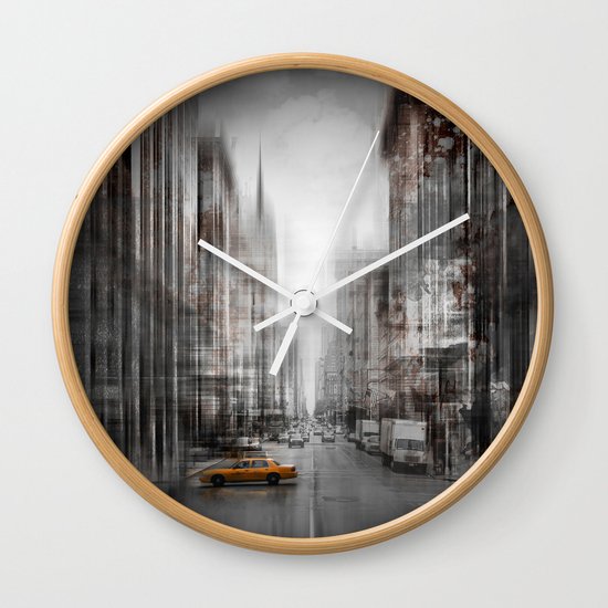 City-Art NYC 5th Avenue Wall Clock