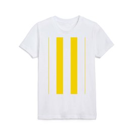 Large Yellow And White Stripes Fresh Mood #decor #society6 #buyart Kids T Shirt