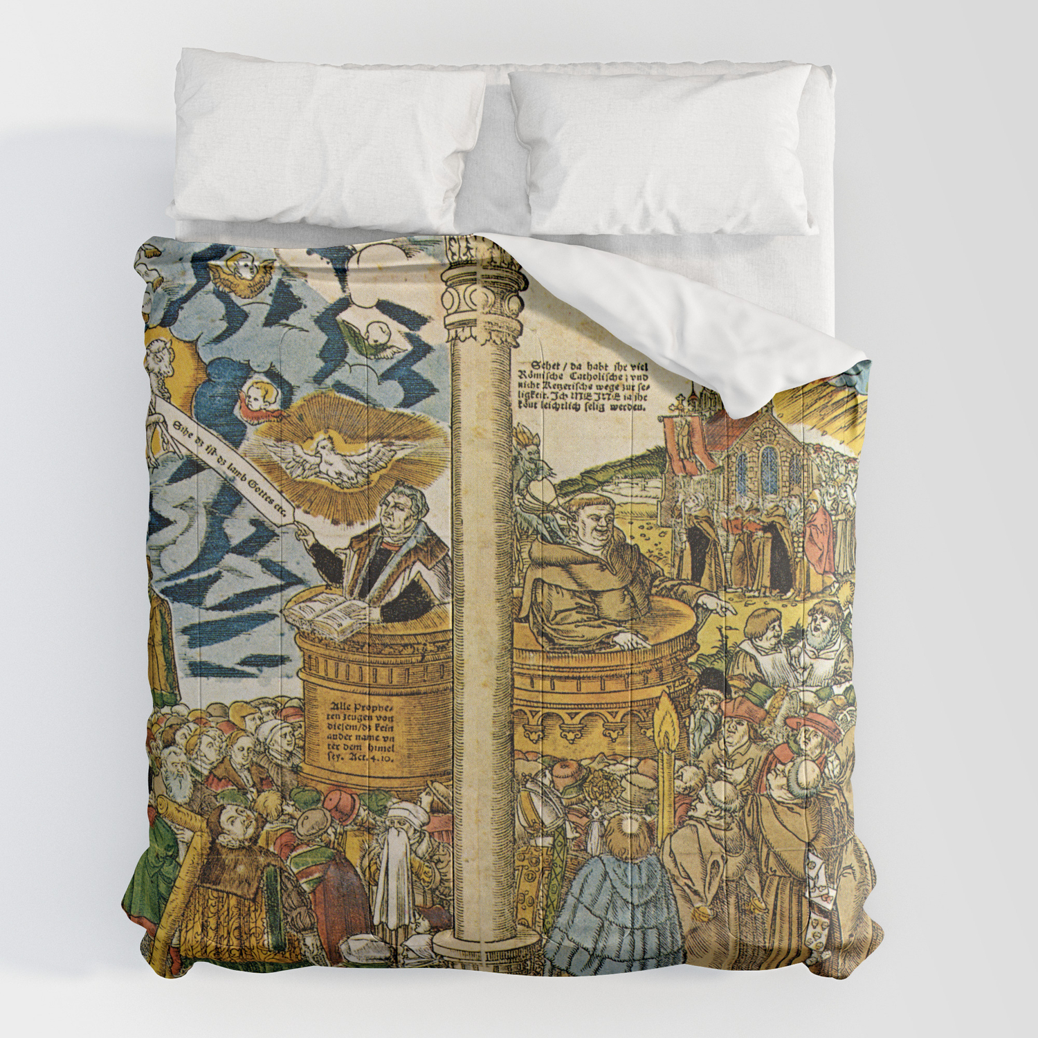 Die Wahre Religion Christi Und Die Falsche Lehre Des Antichristen Comforters By Chateau Partay Society6