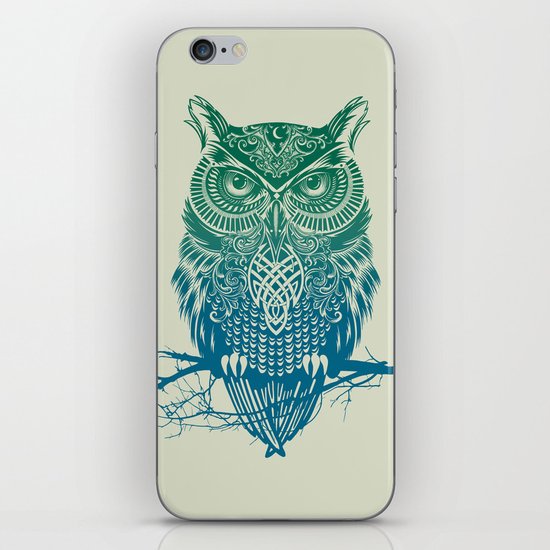 Warrior Owl iPhone & iPod Skin