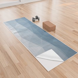 Imperial Topaz - Geometric Triangles Minimalism Yoga Towel