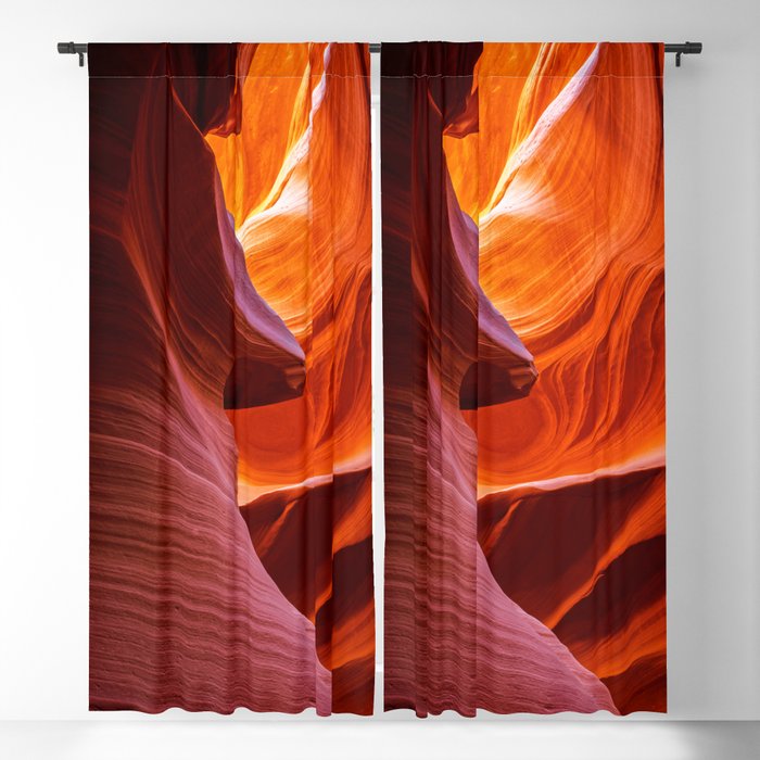 A Sculpture Of Nature Antelope Canyon Arizona Landscape Blackout Curtain By Landscapephotoart Society6