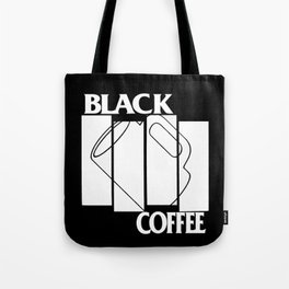 black coffee Tote Bag