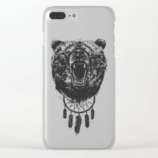 Don't wake the bear Clear iPhone Case