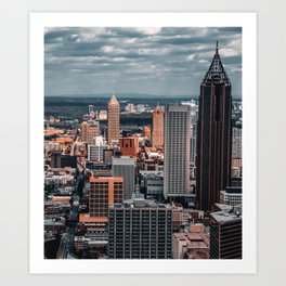 Skyline - Atlanta, Georgia Art Print