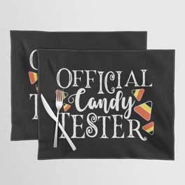 Official Candy Tester Cute Halloween Funny Placemat