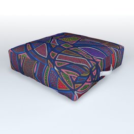 "Putting the Puzzle Pieces Together" Outdoor Floor Cushion