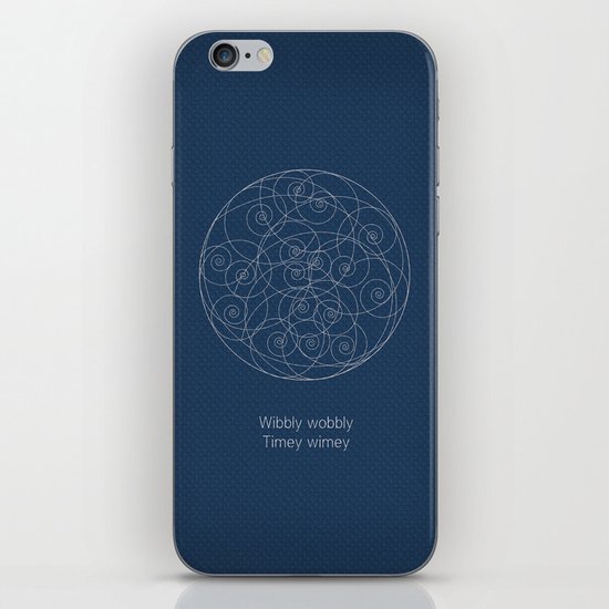 Doctor Who: Wibbly Wobbly iPhone & iPod Skin