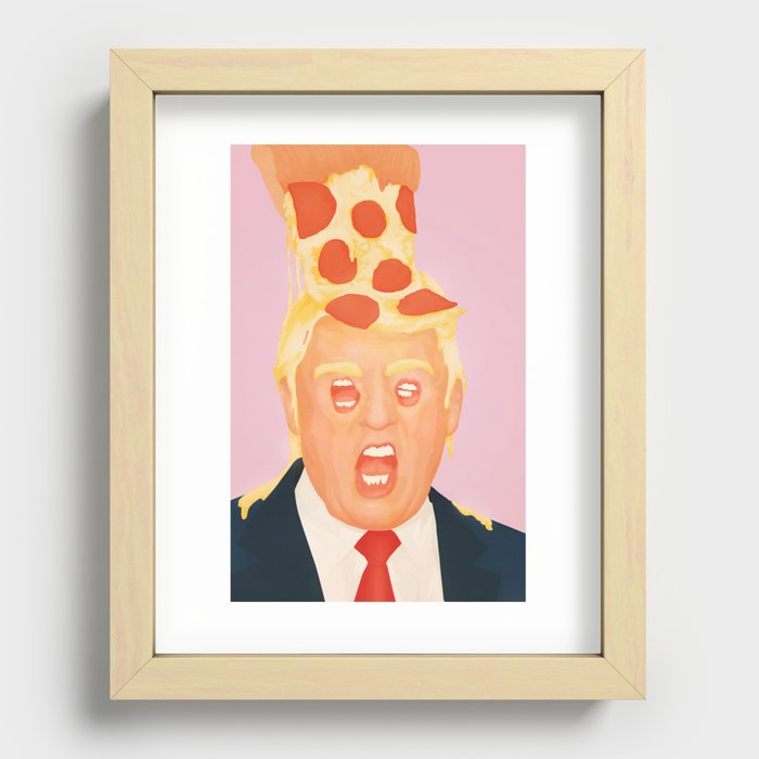 King Greasy Recessed Framed Print