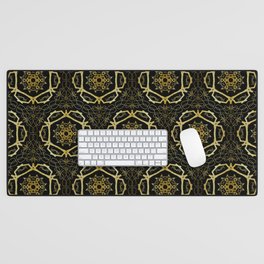 Gold Tessellation Desk Mat