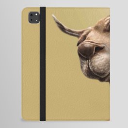 Smiling Llama Selfie iPad Folio Case