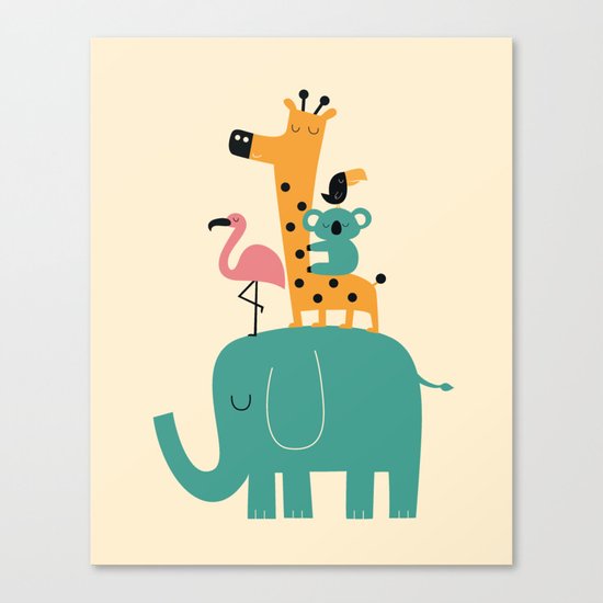 Moving on Canvas Print