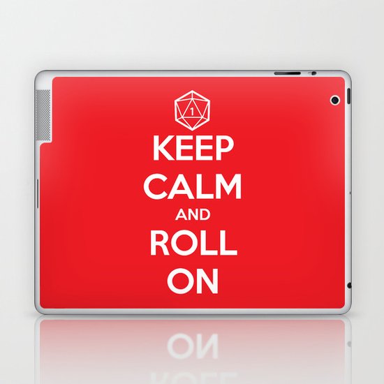 Keep Calm and Roll On Laptop & iPad Skin