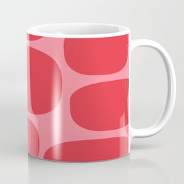 Modernist Spots 260 Red Pink Mug