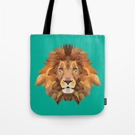 Lion king polygon animal Tote Bag