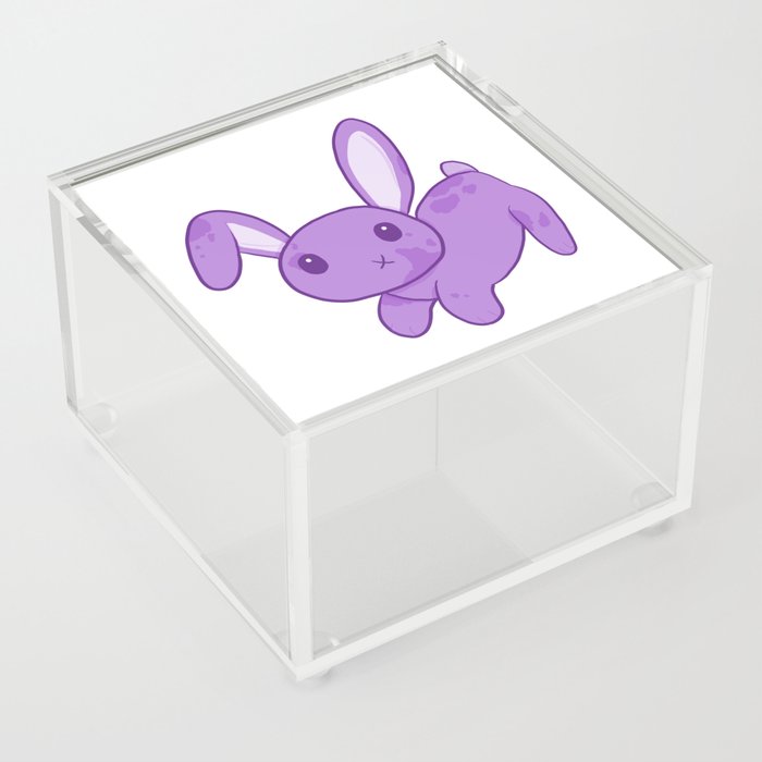 Purple Bunny Acrylic Box