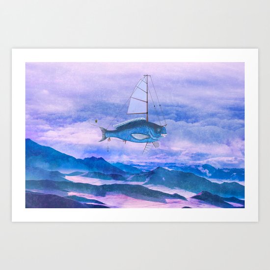 I want to fly II Art Print