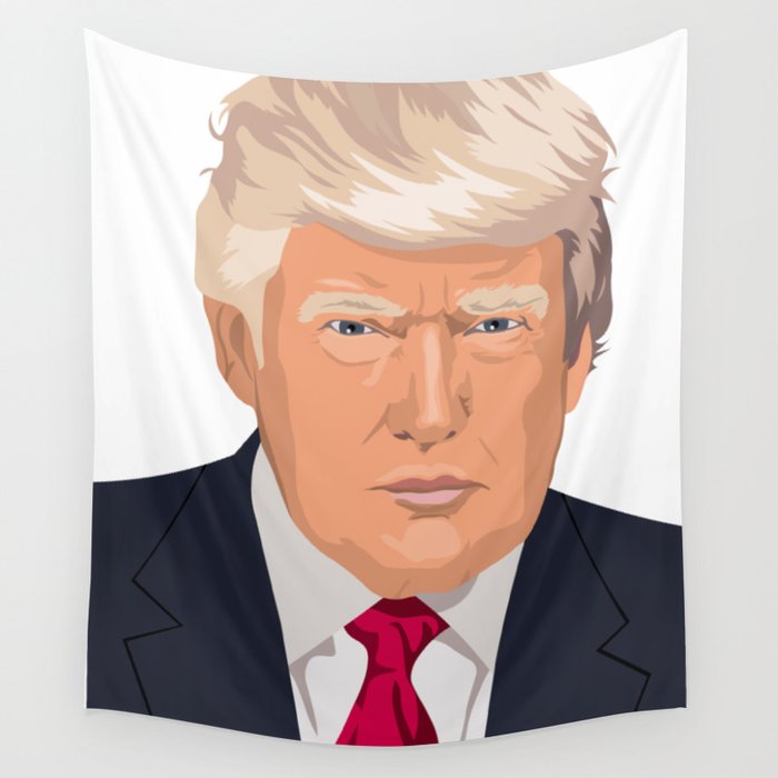 Donald Trump Face Wall Tapestry By Logicaltoad Society6