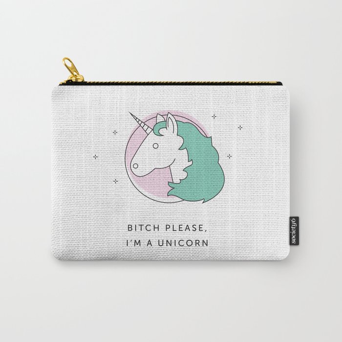Unicorns are Real Carry-All Pouch
