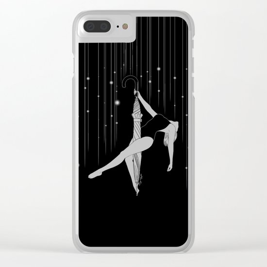 Dancing in the Rain Clear iPhone Case