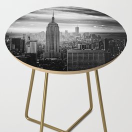 Empire State Building (Black and White) Side Table