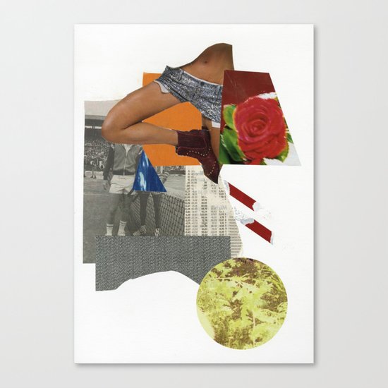 tennis rose Canvas Print