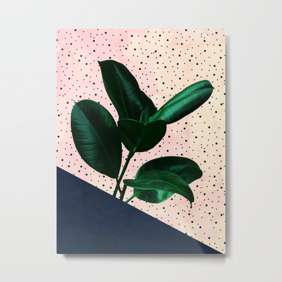 Chic Jungle Metal Print