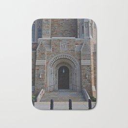 Old West End Our Lady Queen of the Most Holy Rosary Cathedral Door II-vertical Bath Mat | Oldwestend, Architecture, Digital, Photo, Building, Ourladyqueenofthemostholyrosarycathedral, Catholic, Ohio, Michialeschneiderphotography, Toledo 